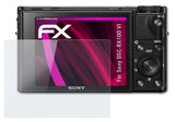 Glasfolie atFoliX kompatibel mit Sony DSC-RX100 VI, 9H Hybrid-Glass FX