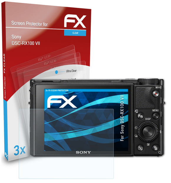 atFoliX FX-Clear Schutzfolie für Sony DSC-RX100 VII
