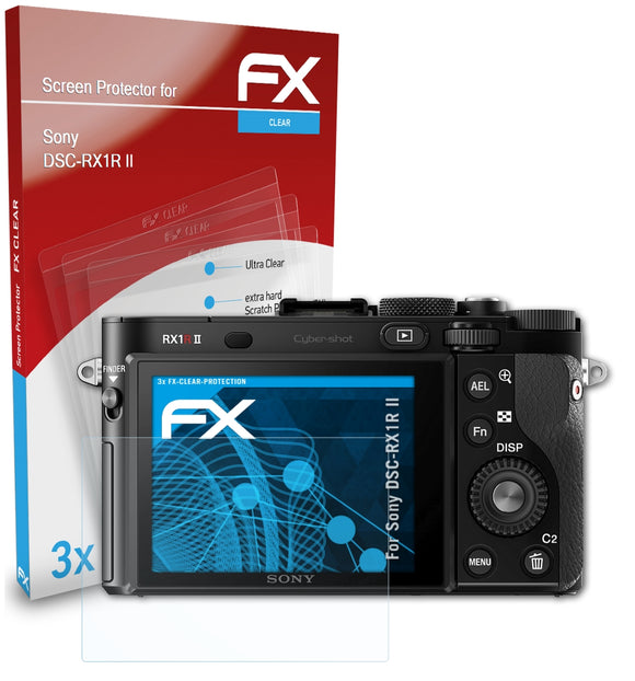 atFoliX FX-Clear Schutzfolie für Sony DSC-RX1R II