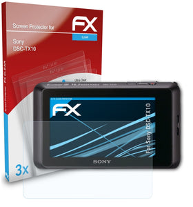 atFoliX FX-Clear Schutzfolie für Sony DSC-TX10