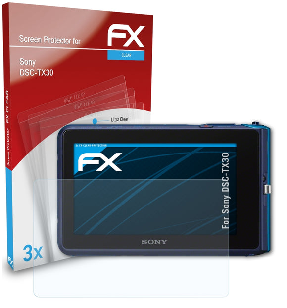 atFoliX FX-Clear Schutzfolie für Sony DSC-TX30
