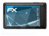 atFoliX Schutzfolie kompatibel mit Sony DSC-TX5, ultraklare FX Folie (3X)