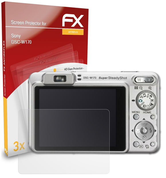 atFoliX FX-Antireflex Displayschutzfolie für Sony DSC-W170