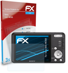 atFoliX FX-Clear Schutzfolie für Sony DSC-W350
