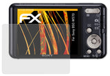 atFoliX Panzerfolie kompatibel mit Sony DSC-W570, entspiegelnde und stoßdämpfende FX Schutzfolie (3X)