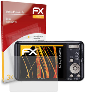 atFoliX FX-Antireflex Displayschutzfolie für Sony DSC-W570