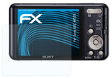 atFoliX Schutzfolie kompatibel mit Sony DSC-W570, ultraklare FX Folie (3X)