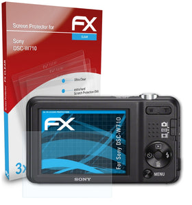 atFoliX FX-Clear Schutzfolie für Sony DSC-W710