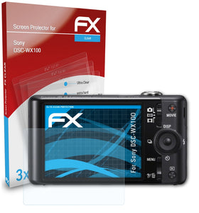 atFoliX FX-Clear Schutzfolie für Sony DSC-WX100