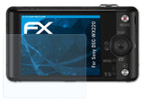 Schutzfolie atFoliX kompatibel mit Sony DSC-WX220, ultraklare FX (3X)