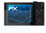 Schutzfolie atFoliX kompatibel mit Sony DSC-WX500, ultraklare FX (3X)