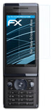 Schutzfolie atFoliX kompatibel mit Sony-Ericsson Aino, ultraklare FX (3X)