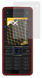 Panzerfolie atFoliX kompatibel mit Sony-Ericsson C902, entspiegelnde und stoßdämpfende FX (3er Set)