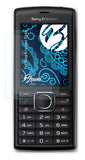 Schutzfolie Bruni kompatibel mit Sony-Ericsson Cedar, glasklare (2X)