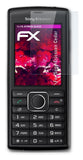 Glasfolie atFoliX kompatibel mit Sony-Ericsson Cedar, 9H Hybrid-Glass FX