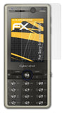 Panzerfolie atFoliX kompatibel mit Sony-Ericsson K800i, entspiegelnde und stoßdämpfende FX (3X)