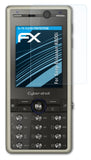 Schutzfolie atFoliX kompatibel mit Sony-Ericsson K800i, ultraklare FX (3X)