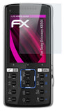 Glasfolie atFoliX kompatibel mit Sony-Ericsson K850i, 9H Hybrid-Glass FX