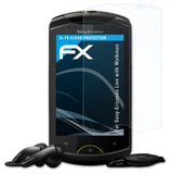 Schutzfolie atFoliX kompatibel mit Sony-Ericsson Live with Walkman, ultraklare FX (3X)