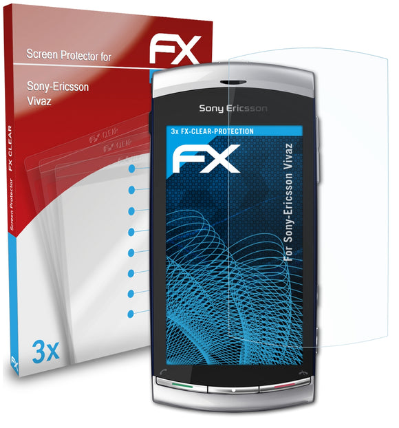 atFoliX FX-Clear Schutzfolie für Sony-Ericsson Vivaz
