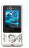 Schutzfolie atFoliX kompatibel mit Sony-Ericsson W205, ultraklare FX (3X)