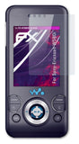 Glasfolie atFoliX kompatibel mit Sony-Ericsson W580i, 9H Hybrid-Glass FX
