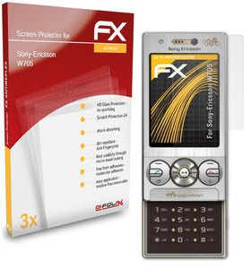 atFoliX FX-Antireflex Displayschutzfolie für Sony-Ericsson W705