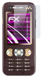 Glasfolie atFoliX kompatibel mit Sony-Ericsson W890i, 9H Hybrid-Glass FX
