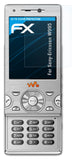 Schutzfolie atFoliX kompatibel mit Sony-Ericsson W995, ultraklare FX (3X)