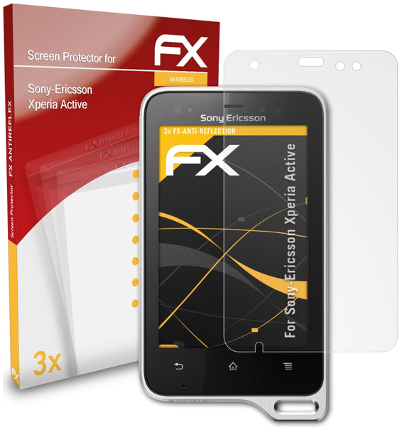 atFoliX FX-Antireflex Displayschutzfolie für Sony-Ericsson Xperia Active