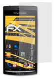 Panzerfolie atFoliX kompatibel mit Sony-Ericsson Xperia arc, entspiegelnde und stoßdämpfende FX (3X)