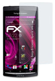 Glasfolie atFoliX kompatibel mit Sony-Ericsson Xperia arc, 9H Hybrid-Glass FX