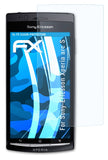 Schutzfolie atFoliX kompatibel mit Sony-Ericsson Xperia arc S, ultraklare FX (3X)