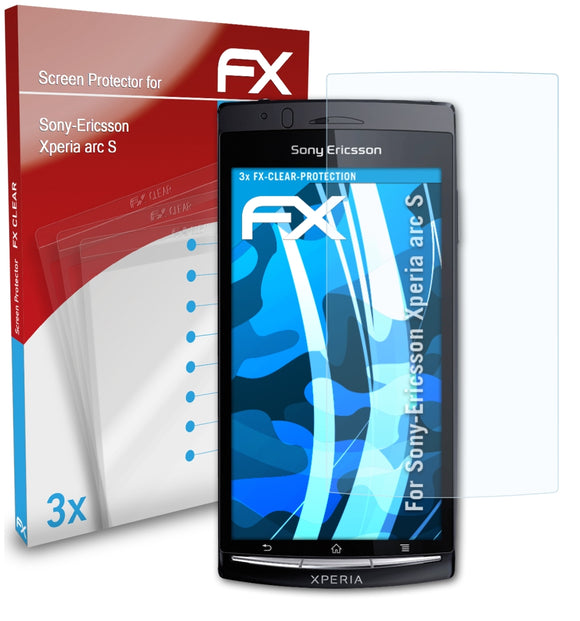 atFoliX FX-Clear Schutzfolie für Sony-Ericsson Xperia arc S