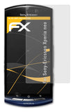 Panzerfolie atFoliX kompatibel mit Sony-Ericsson Xperia neo, entspiegelnde und stoßdämpfende FX (3X)