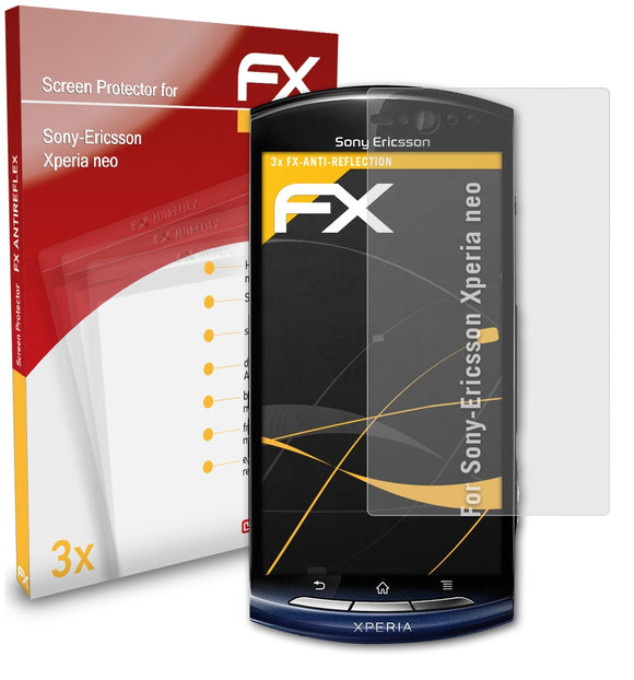 atFoliX FX-Antireflex Displayschutzfolie für Sony-Ericsson Xperia neo