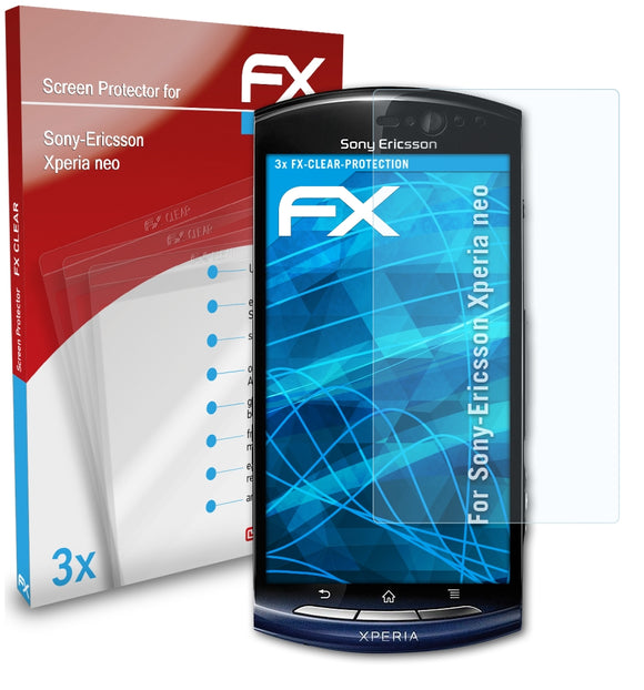 atFoliX FX-Clear Schutzfolie für Sony-Ericsson Xperia neo