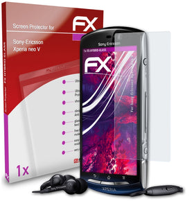atFoliX FX-Hybrid-Glass Panzerglasfolie für Sony-Ericsson Xperia neo V