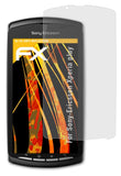 Panzerfolie atFoliX kompatibel mit Sony-Ericsson Xperia play, entspiegelnde und stoßdämpfende FX (3X)