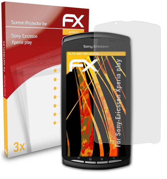 atFoliX FX-Antireflex Displayschutzfolie für Sony-Ericsson Xperia play