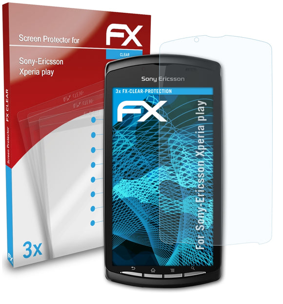 atFoliX FX-Clear Schutzfolie für Sony-Ericsson Xperia play