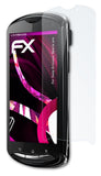 Glasfolie atFoliX kompatibel mit Sony-Ericsson Xperia pro, 9H Hybrid-Glass FX