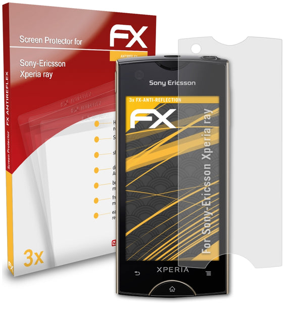 atFoliX FX-Antireflex Displayschutzfolie für Sony-Ericsson Xperia ray