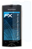 Schutzfolie atFoliX kompatibel mit Sony-Ericsson Xperia ray, ultraklare FX (3X)