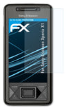 Schutzfolie atFoliX kompatibel mit Sony-Ericsson Xperia X1, ultraklare FX (3X)