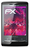 Glasfolie atFoliX kompatibel mit Sony-Ericsson Xperia X10 mini, 9H Hybrid-Glass FX