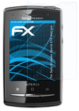 Schutzfolie atFoliX kompatibel mit Sony-Ericsson Xperia X10 mini pro, ultraklare FX (3X)