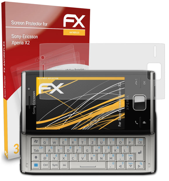 atFoliX FX-Antireflex Displayschutzfolie für Sony-Ericsson Xperia X2