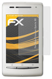 Panzerfolie atFoliX kompatibel mit Sony-Ericsson Xperia X8, entspiegelnde und stoßdämpfende FX (3X)