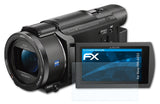 Schutzfolie atFoliX kompatibel mit Sony FDR-AX53, ultraklare FX (3X)